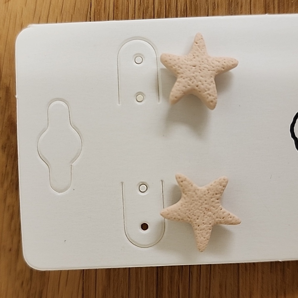 Starfish Clay Studs